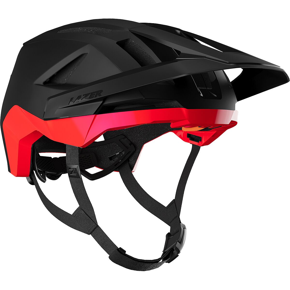 Image of Lazer Impala Kineticore Helmet Matte Black Red, M