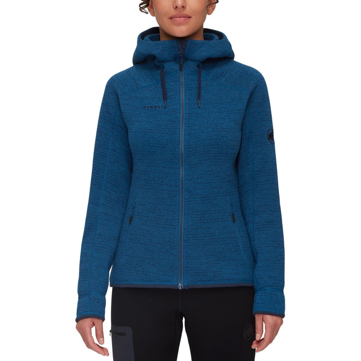 Mammut Arctic ML Hooded Fleece Jacket - Women's Deep Ice Melange, L