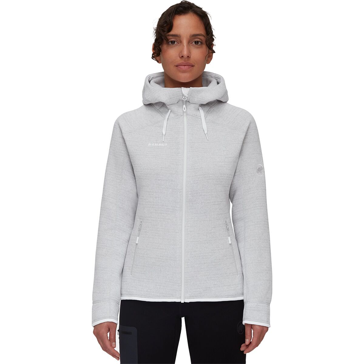 Mammut Arctic ML Hooded Fleece Jacket - Women's Platinum Melange, S