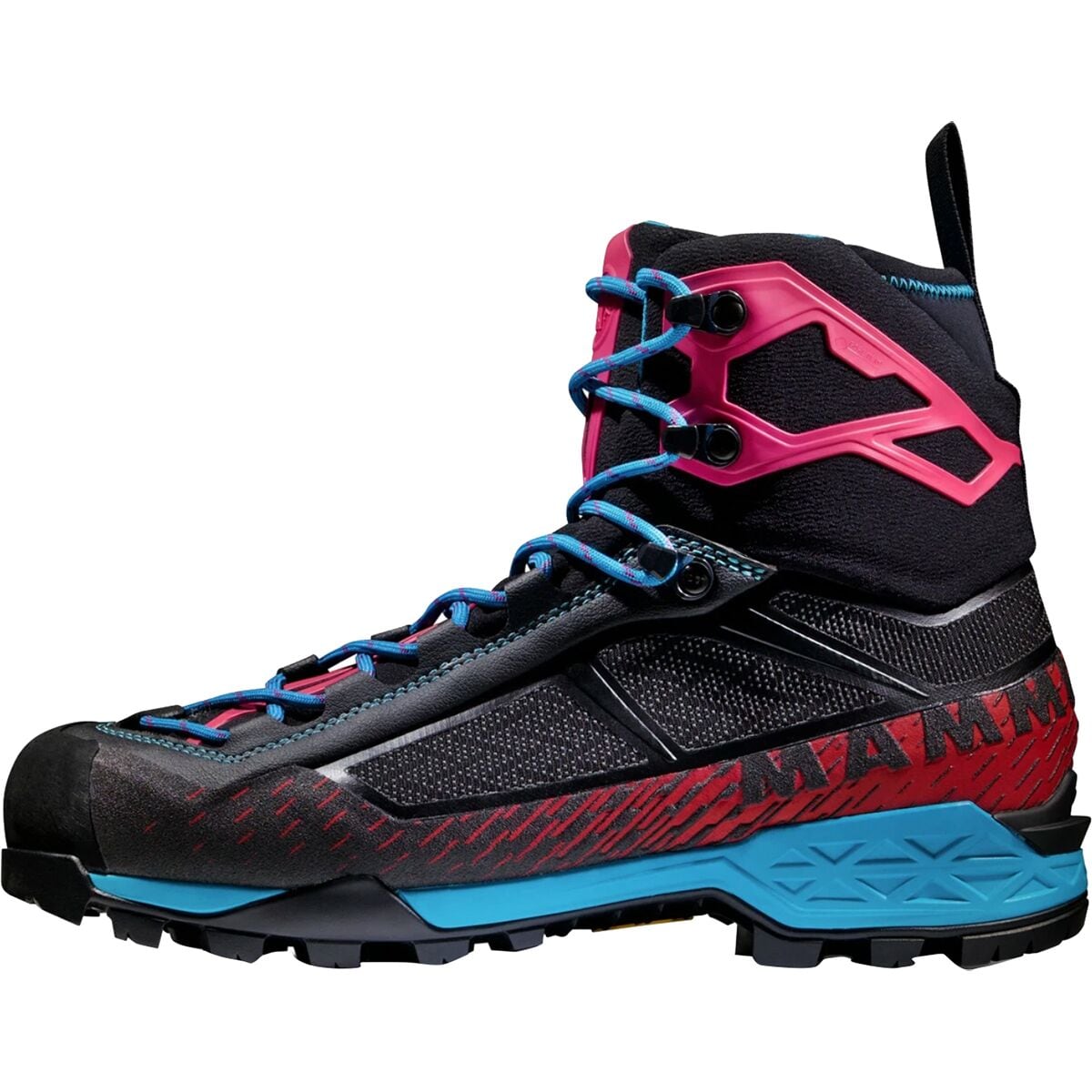 Image of Mammut Taiss Light Mid GTX Mountaineering Boot - Women's Black/Azalea, US 6.5/UK 5.0