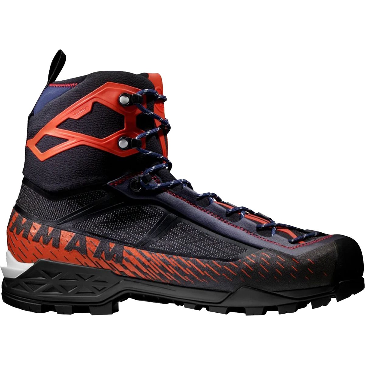 Image of Mammut Taiss Light Mid GTX Mountaineering Boot - Men's Hot Red/Marine, US 8.0/UK 7.0