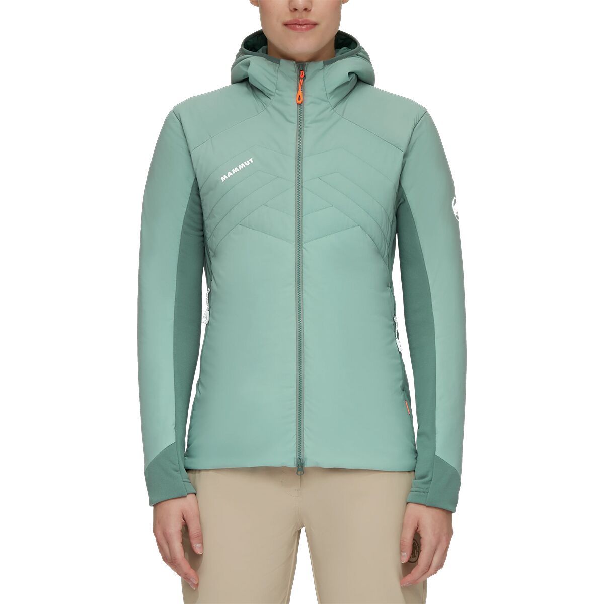 Mammut Rime Light IN Flex Hooded Jacket - Women's Jade/Dark Jade, L