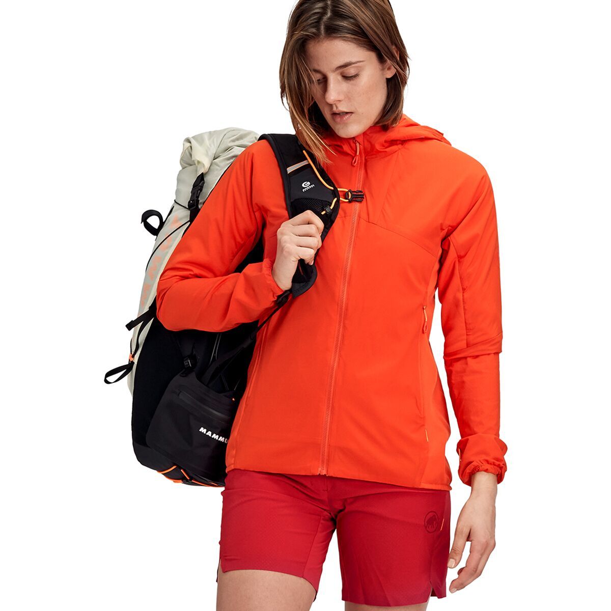 Mammut Rime Light IN Flex Hooded Jacket - Women's Poinciana, XS