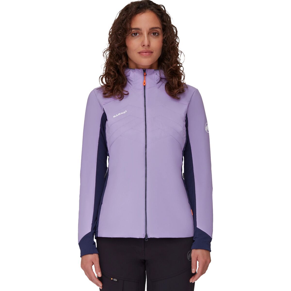 Mammut Rime Light IN Flex Hooded Jacket - Women's Supernova/Marine, L