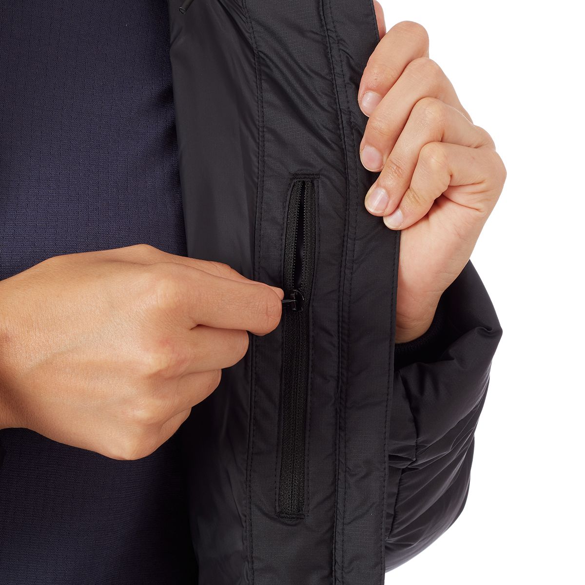 mammut fedoz in hooded parka