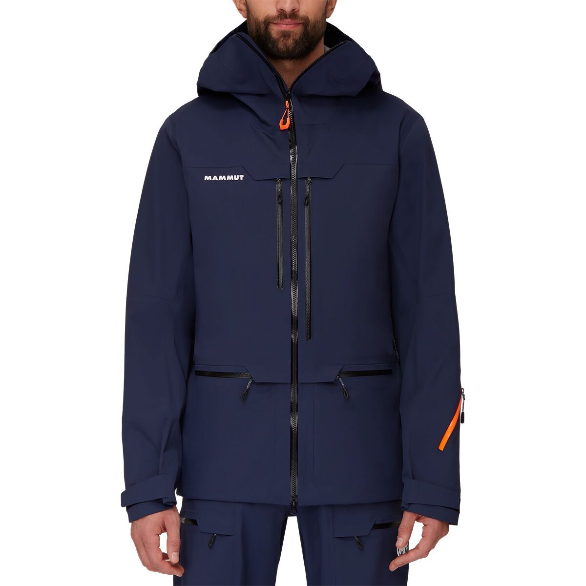 Mammut Haldigrat HS Hooded Jacket - Men's Marine/Black, XL