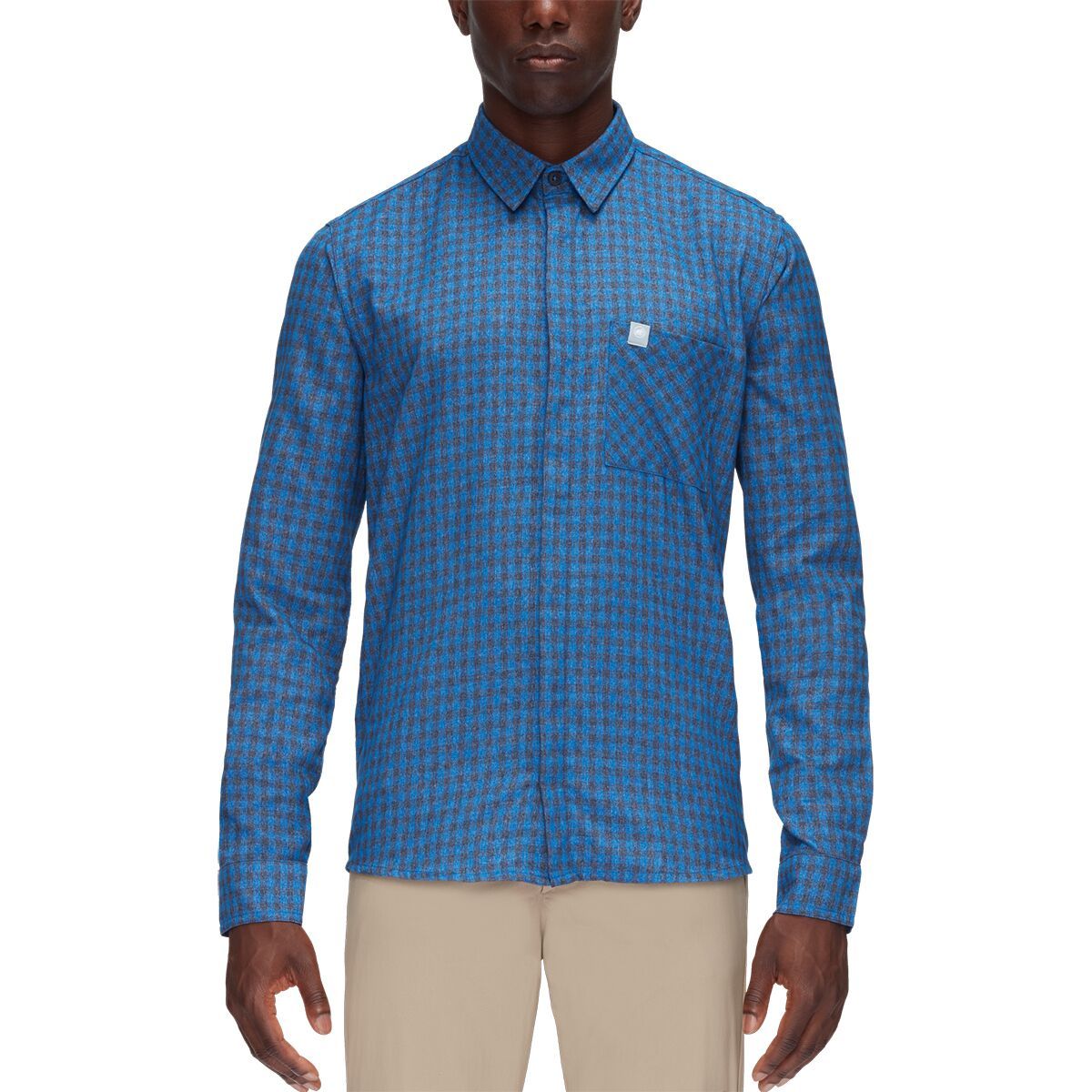 Mammut Winter Long-Sleeve Shirt - Men's Ice/Marine, S