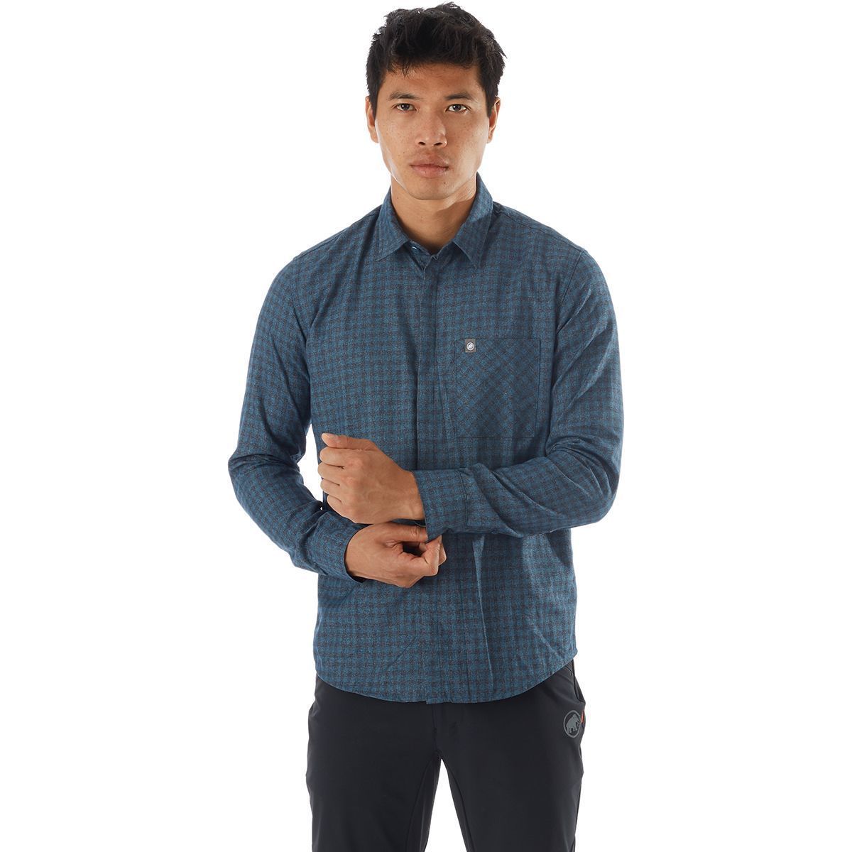 Mammut Winter Long-Sleeve Shirt - Men's Wing Teal/Dark Wing Teal, XXL