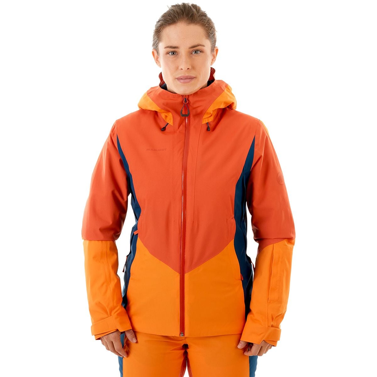 Mammut Casanna HS Thermo Hooded Jacket - Women's Pepper/Cheddar/Wing Teal