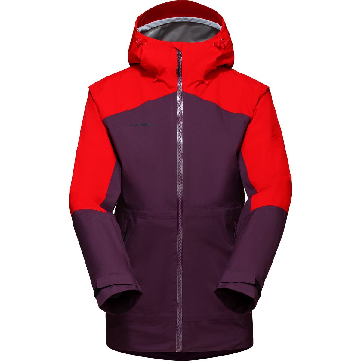 Mammut Convey Tour HS Hooded Jacket - Women's Blackberry/Spicy, XL