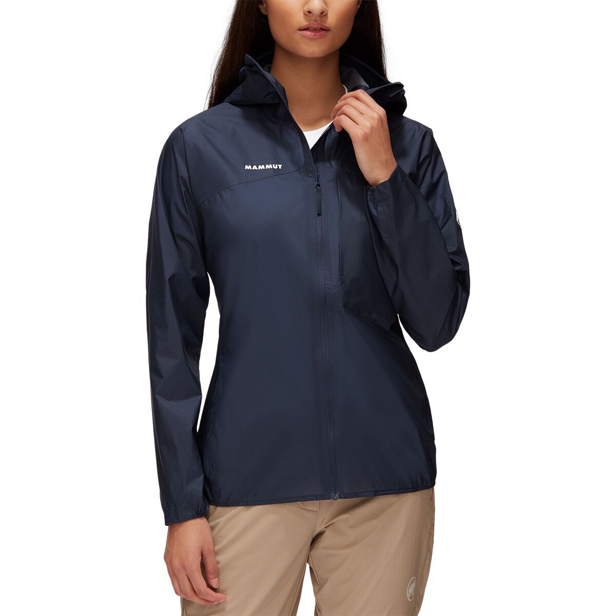 Mammut Kento Light HS Hooded Jacket - Women's Marine, XL