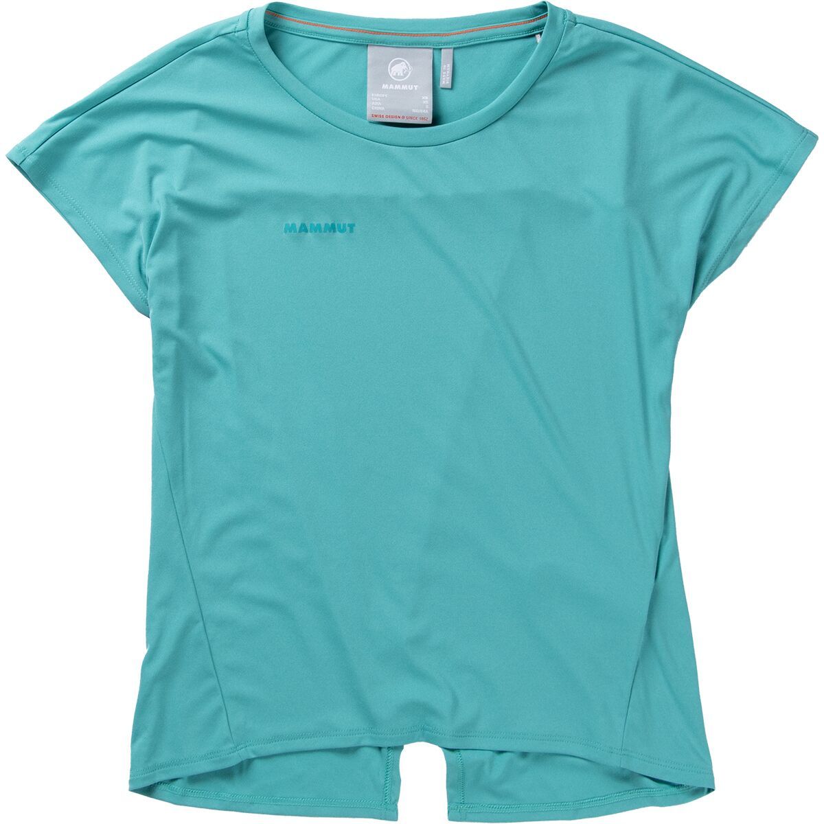 Mammut Pali Cropped T-Shirt - Women's Dark Ceramic Melange, XS