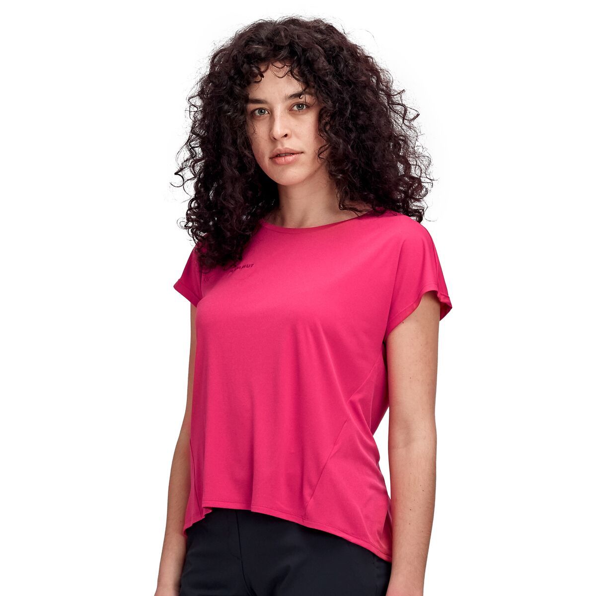 Mammut Pali Cropped T-Shirt - Women's Sundown Melange, L
