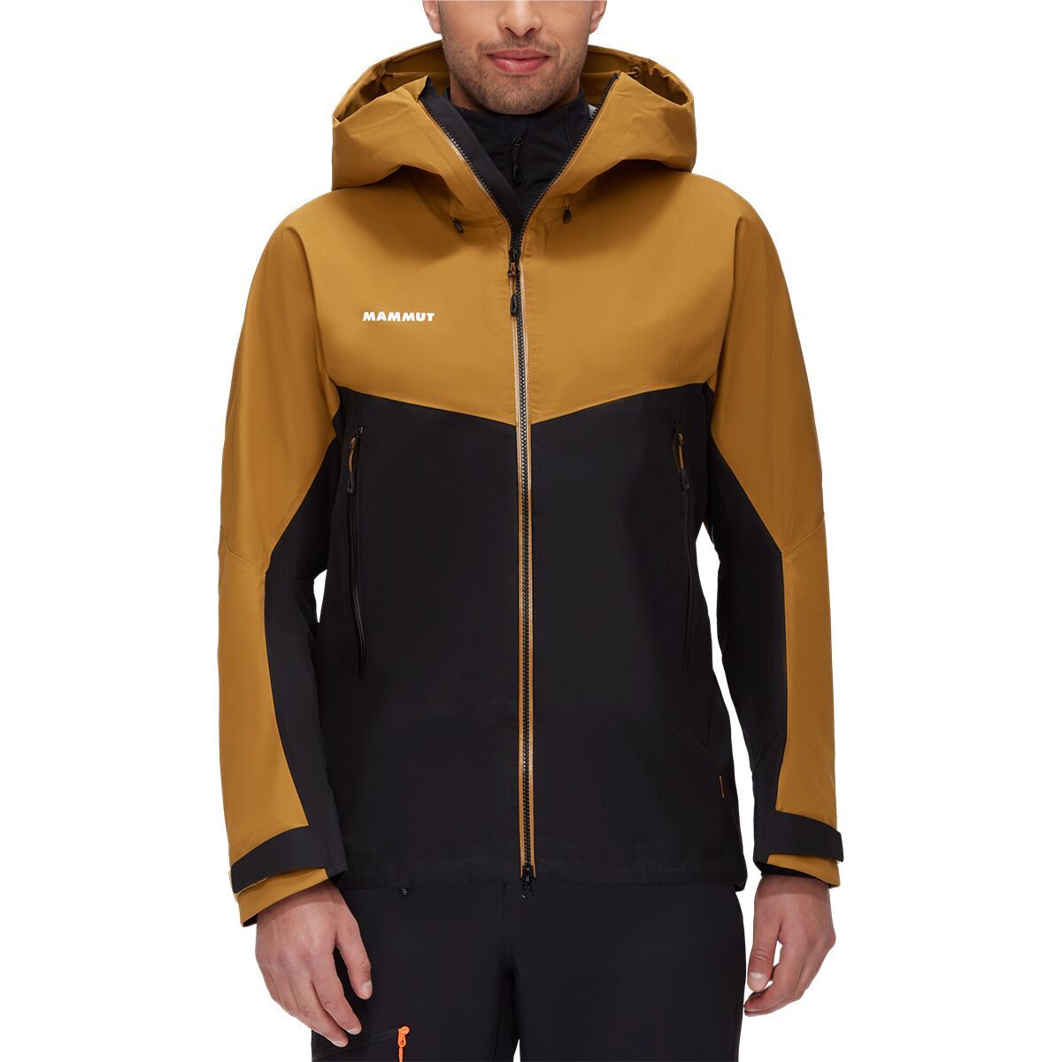 Mammut Crater HS Hooded Jacket - Men's Black/Cheetah, M
