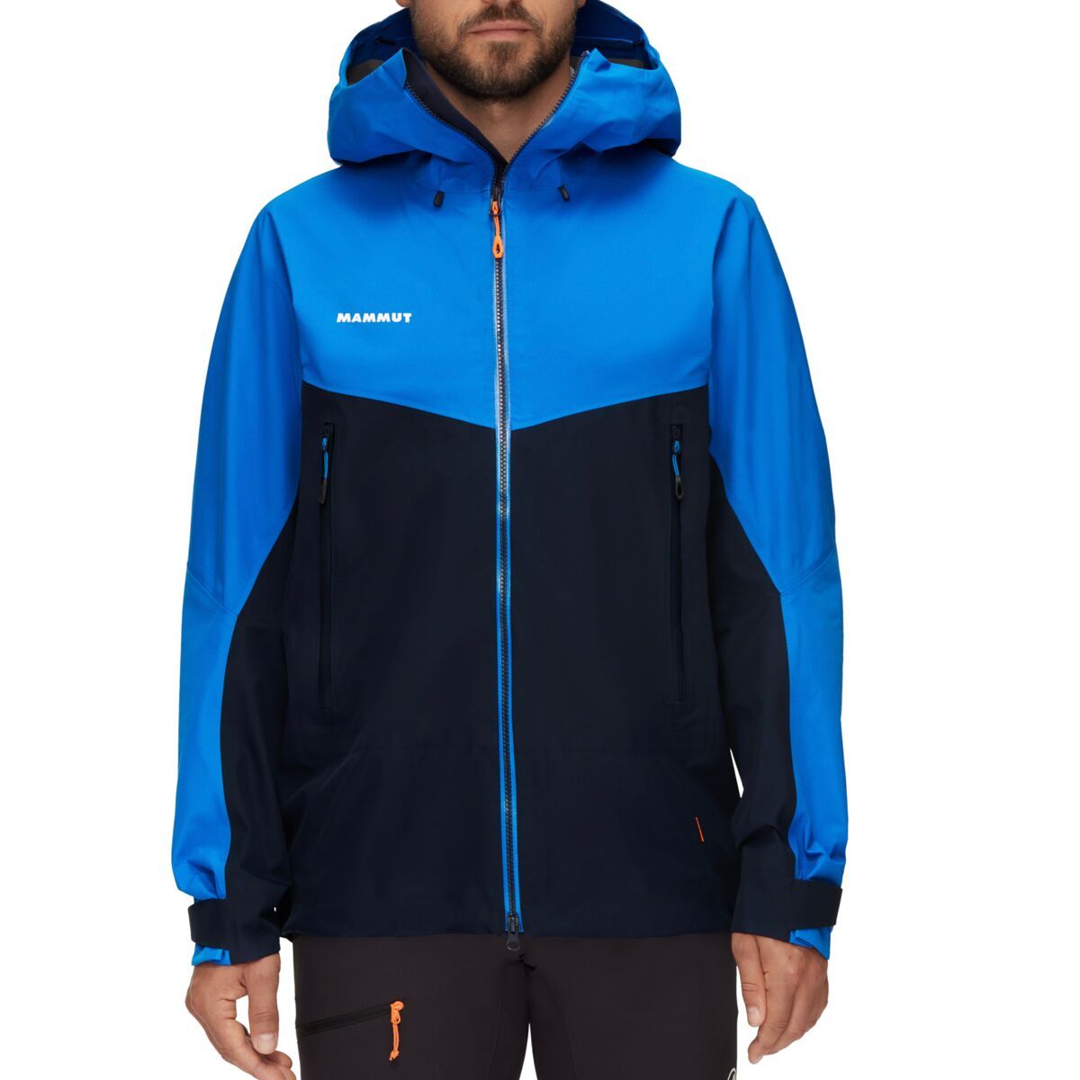 Mammut Crater HS Hooded Jacket - Men's Marine/Ice, S