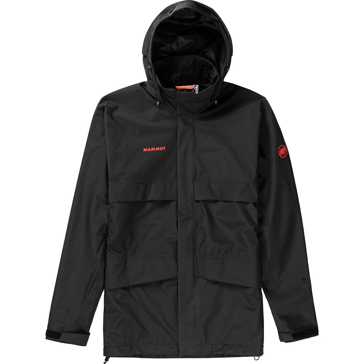 Mammut Heritage Hardshell Hooded Jacket - Men's Black, 3XL