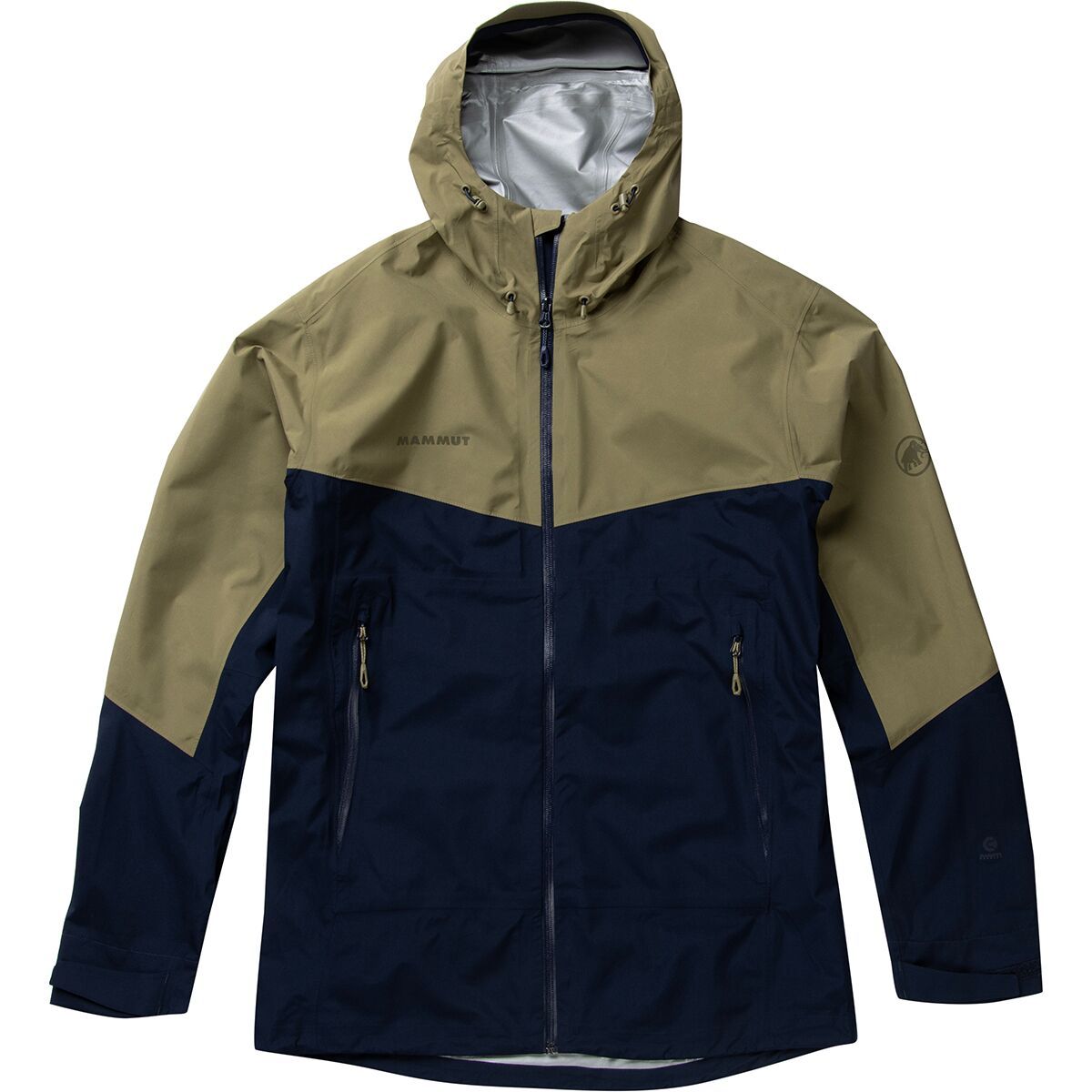 Mammut Convey Tour HS Hooded Jacket - Men's Olive/Marine, XL