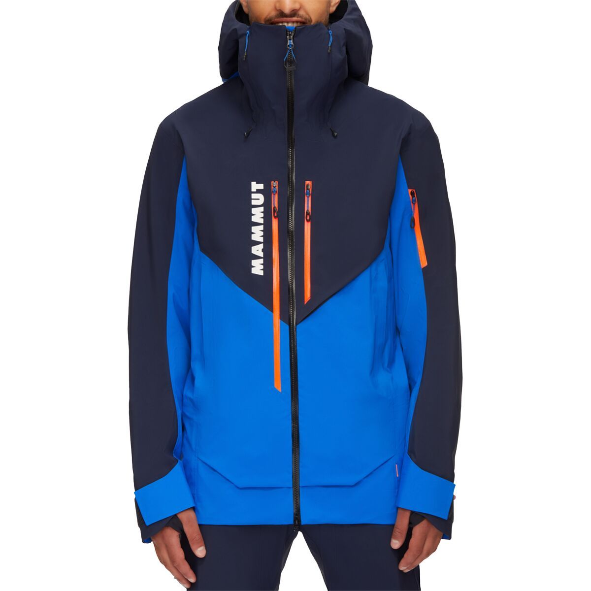 Mammut La Liste Pro HS Hooded Jacket - Men's Ice/Marine, XXL