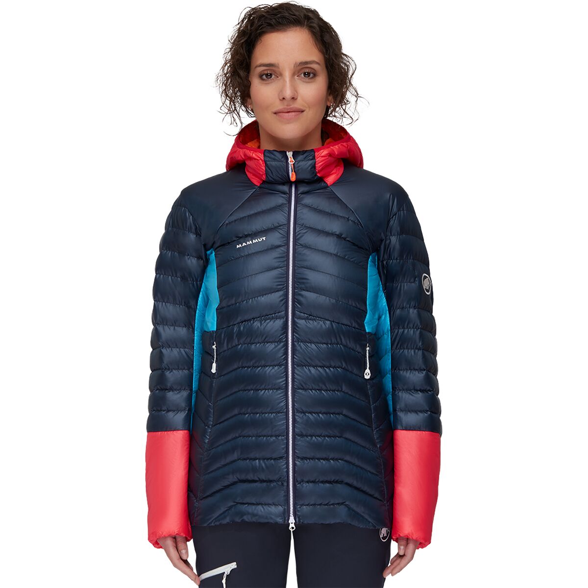 Image of Mammut Eigerjoch Advanced IN Hooded Down Jacket - Women's Night/Azalea, L