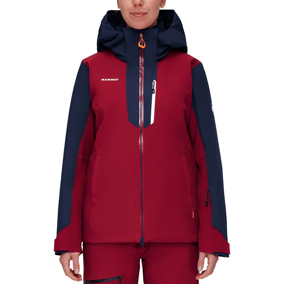 Mammut Stoney HS Hooded Thermo Jacket - Women's Blood Red/Marine, S