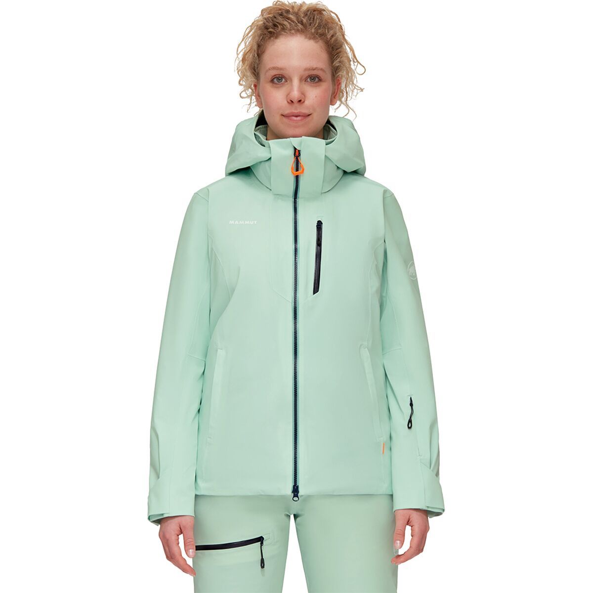 Mammut Stoney HS Hooded Thermo Jacket - Women's Neo Mint/Marine, XL
