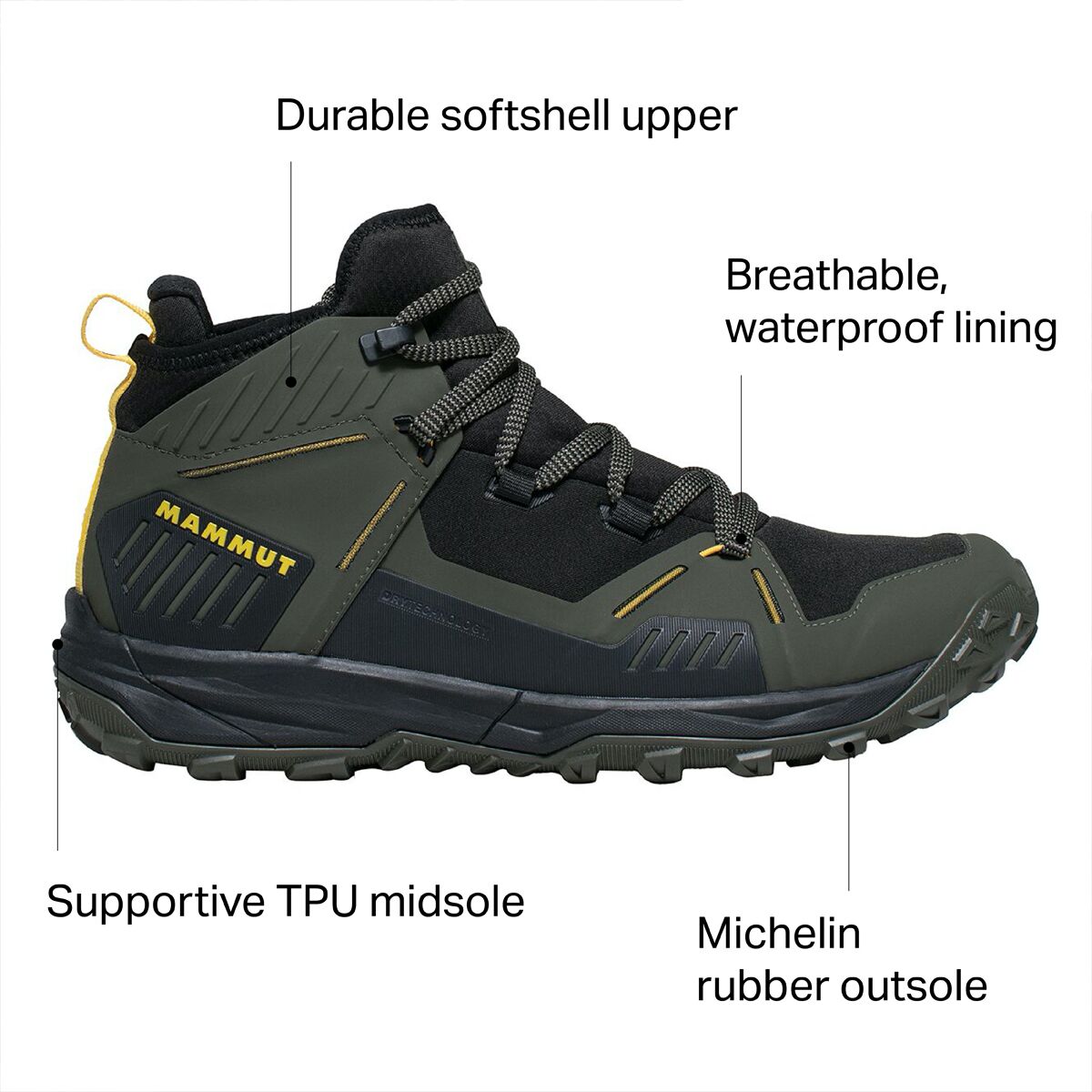 Mammut Saentis Pro WP Hiking Shoe - Men's - Footwear