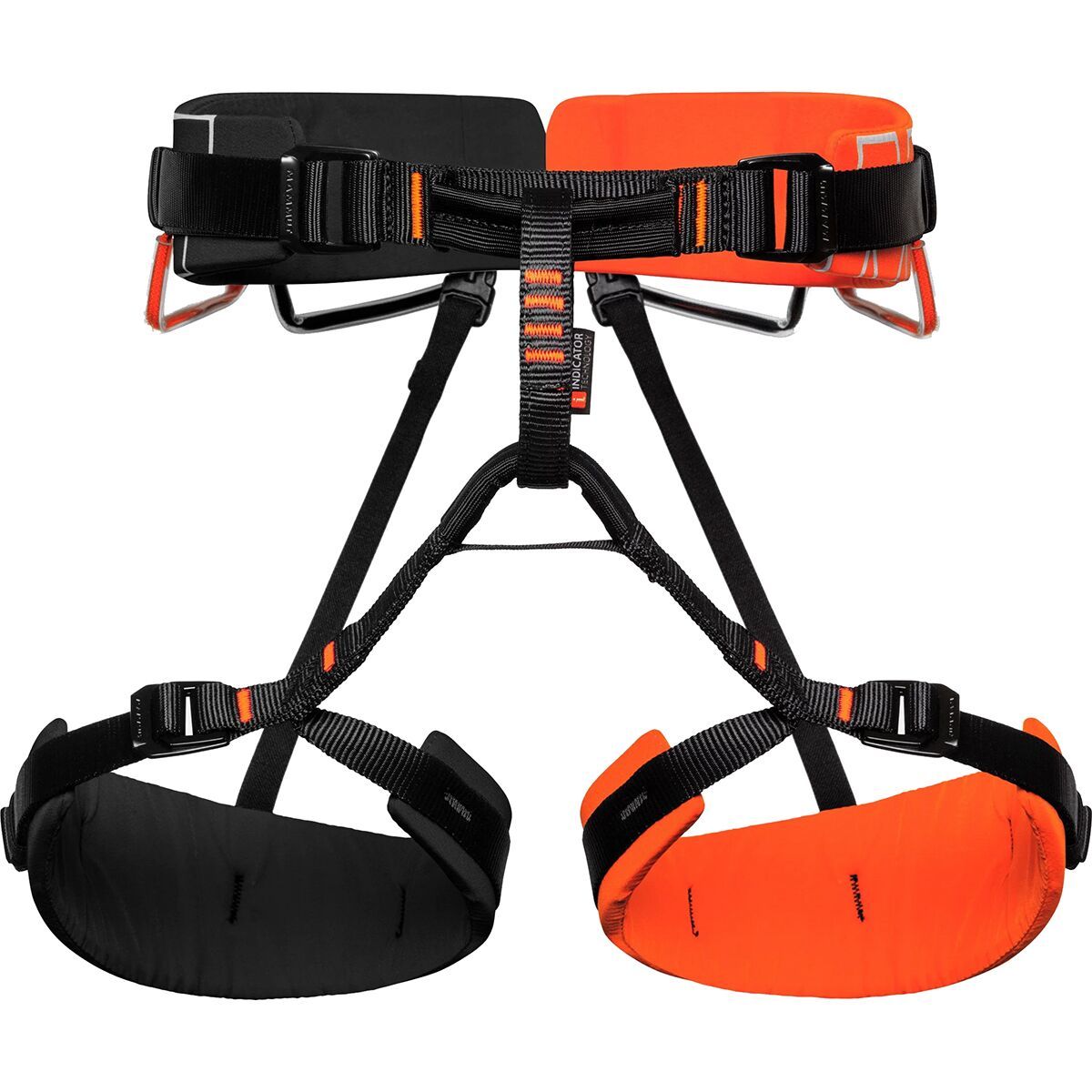 Image of Mammut 4 Slide Climbing Harness Vibrant Orange Black, M-XL