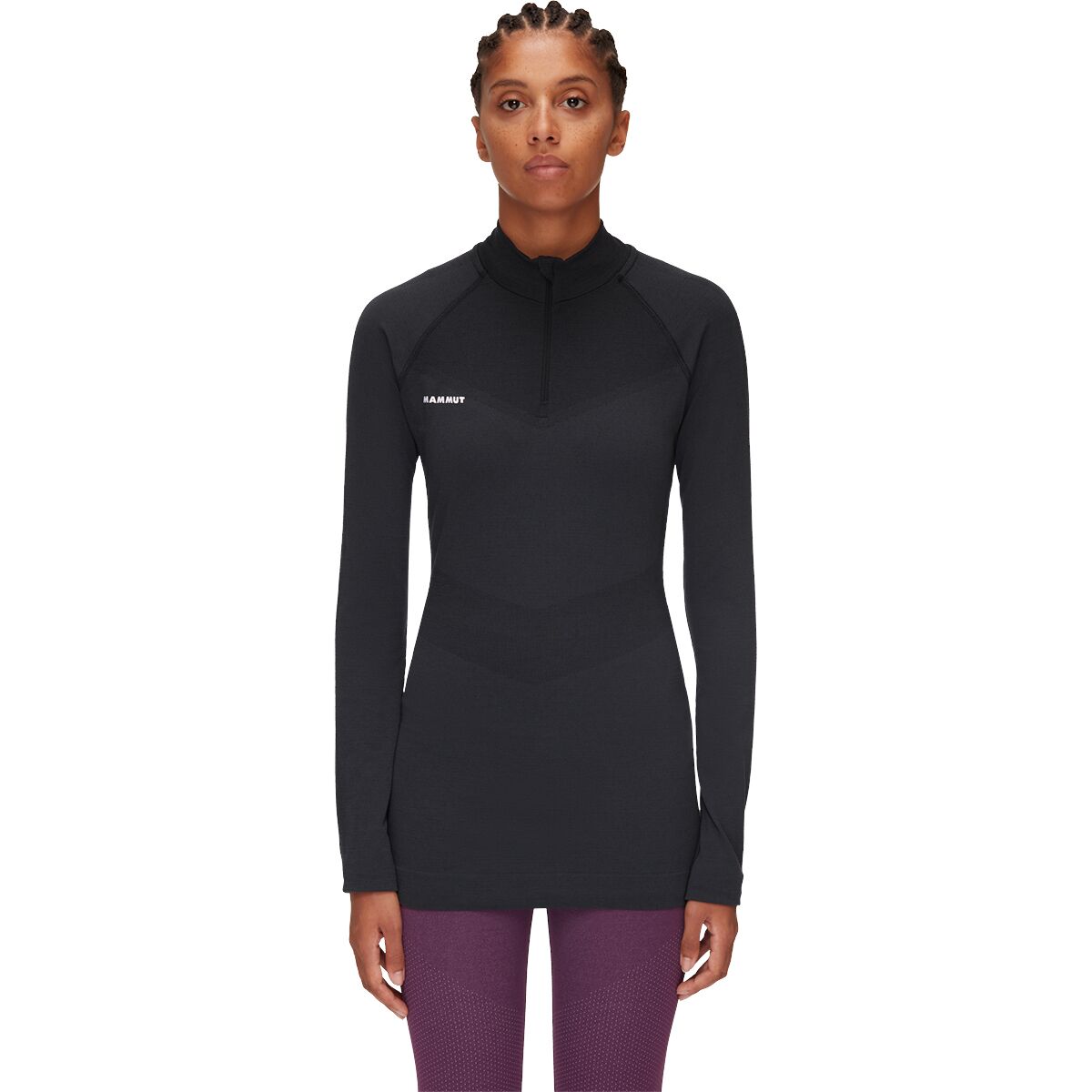 Image of Mammut Trift Half-Zip Long-Sleeve Top - Women's Black, XS