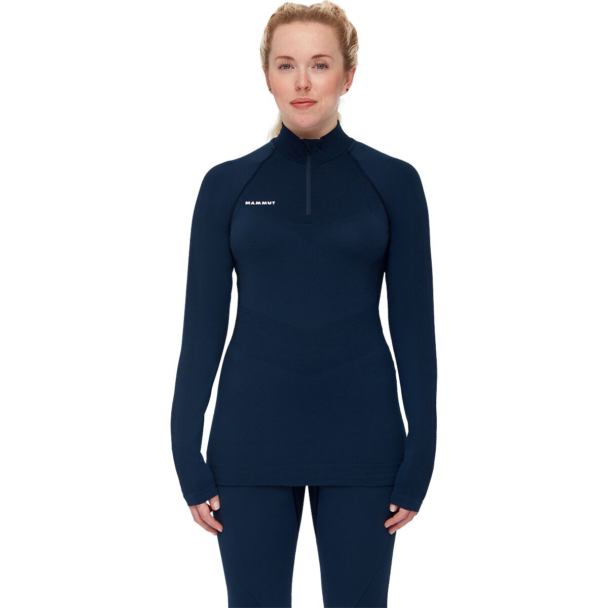 Image of Mammut Trift Half-Zip Long-Sleeve Top - Women's Marine, XS