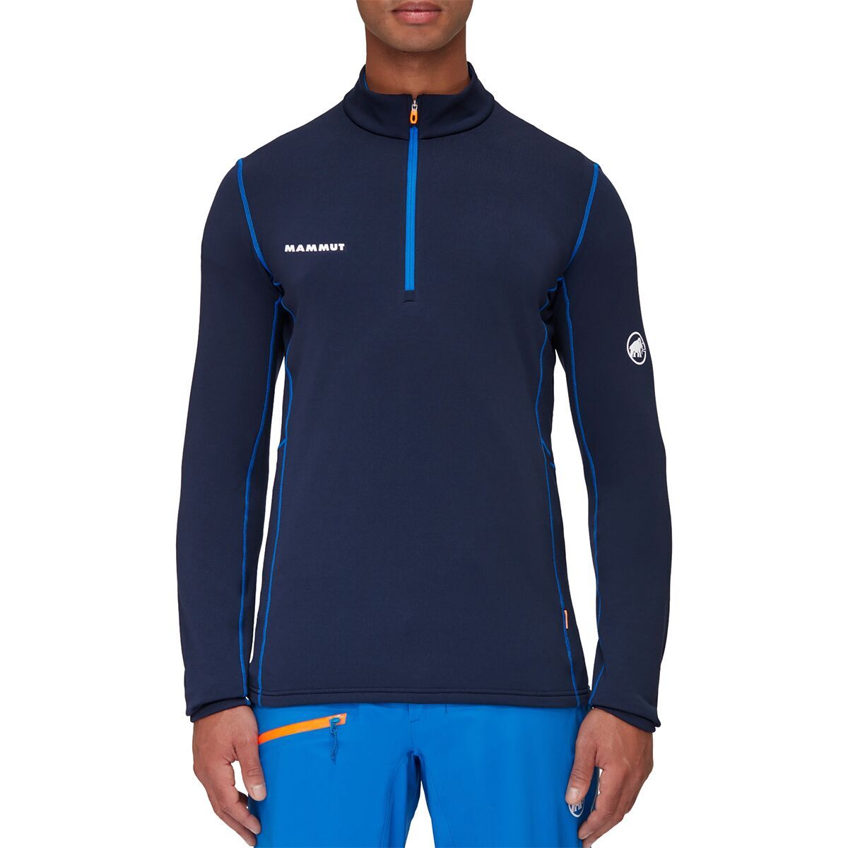 Mammut Aenergy ML Half-Zip Pullover - Men's Marine/Ice, M