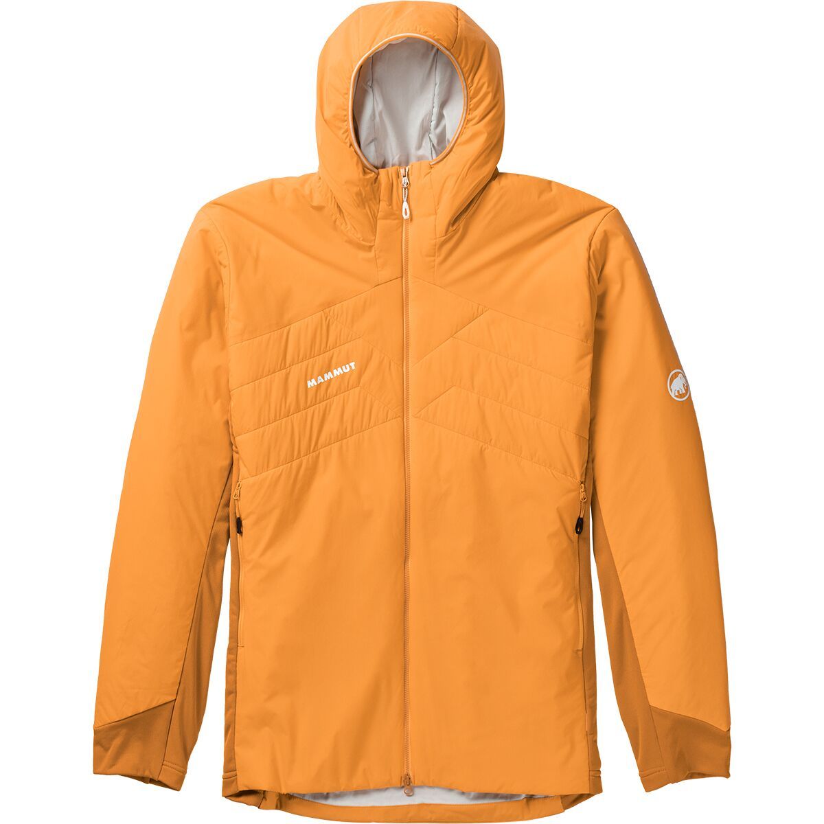 Mammut Rime Light IN Flex Hooded Jacket - Men's Dark Radiant/Dark Cheddar, XL