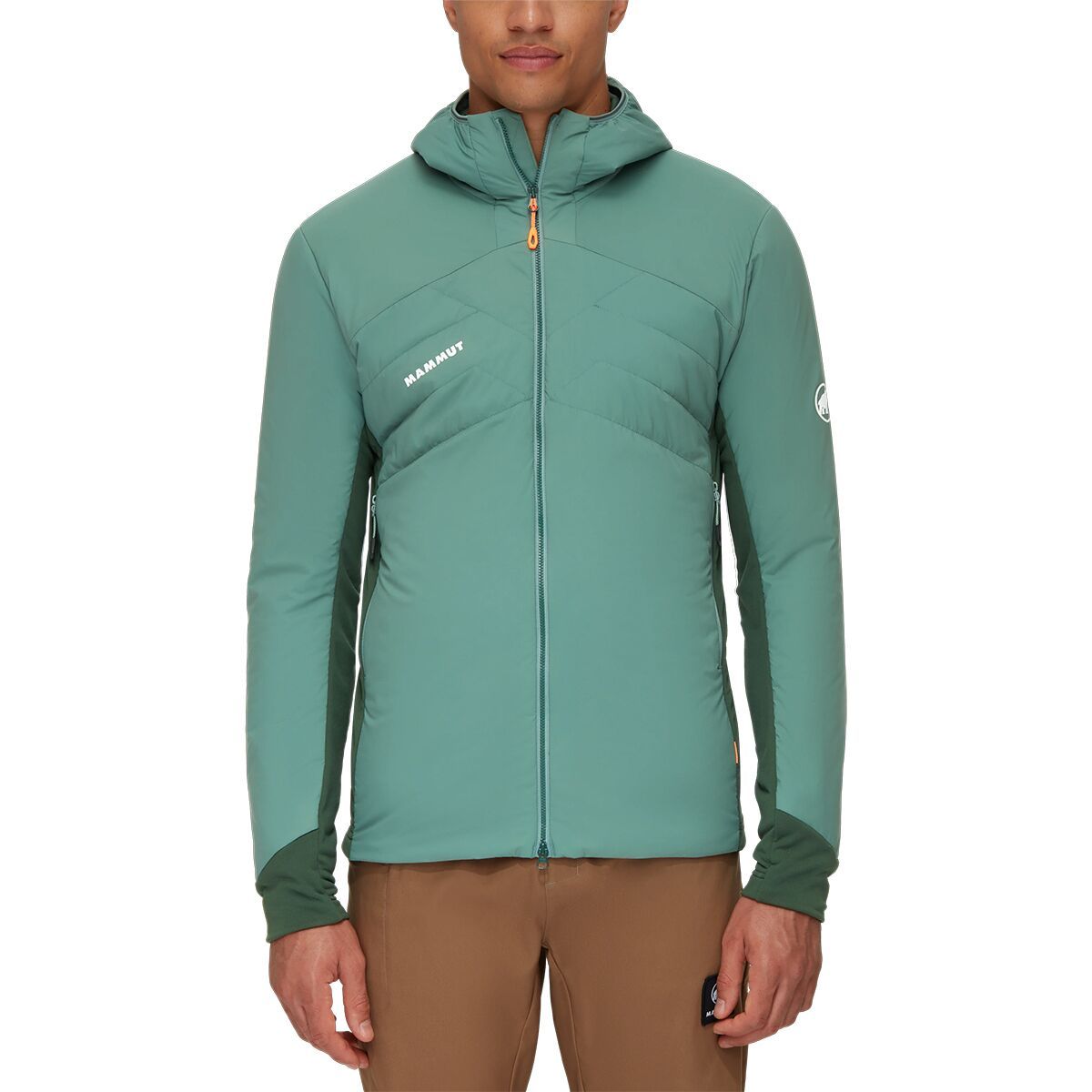 Mammut Rime Light IN Flex Hooded Jacket - Men's Dark Jade-Woods, S