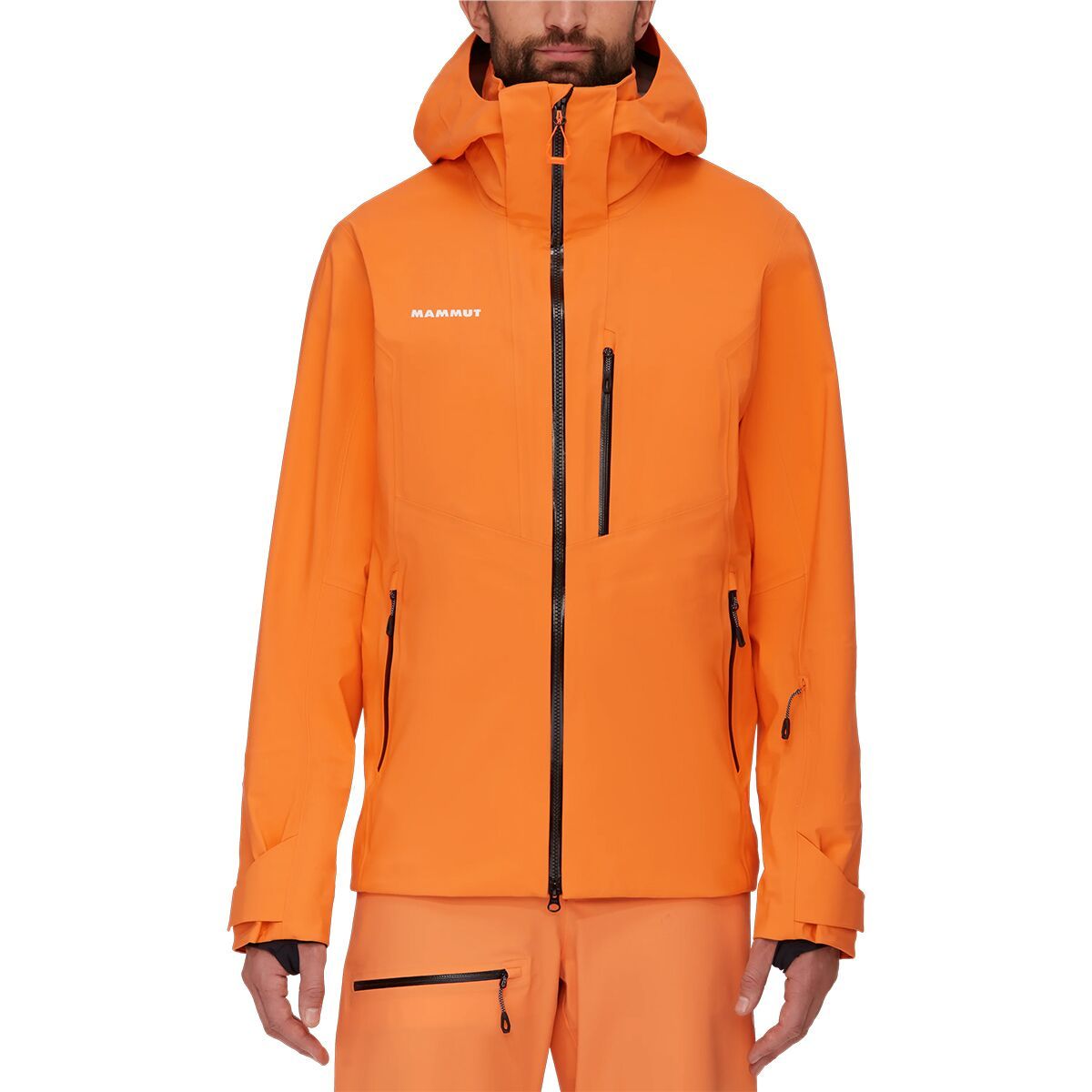Mammut Stoney HS Jacket - Men's Tangerine/Black, M