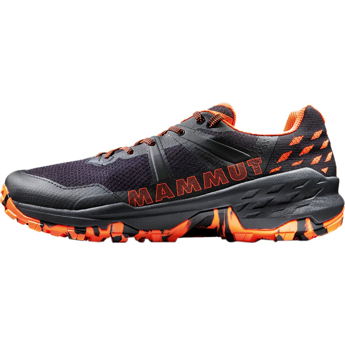 Mammut Mammut Sertig II Low Trail Running Shoe - Men's Black/Vibrant Orange, 11.0