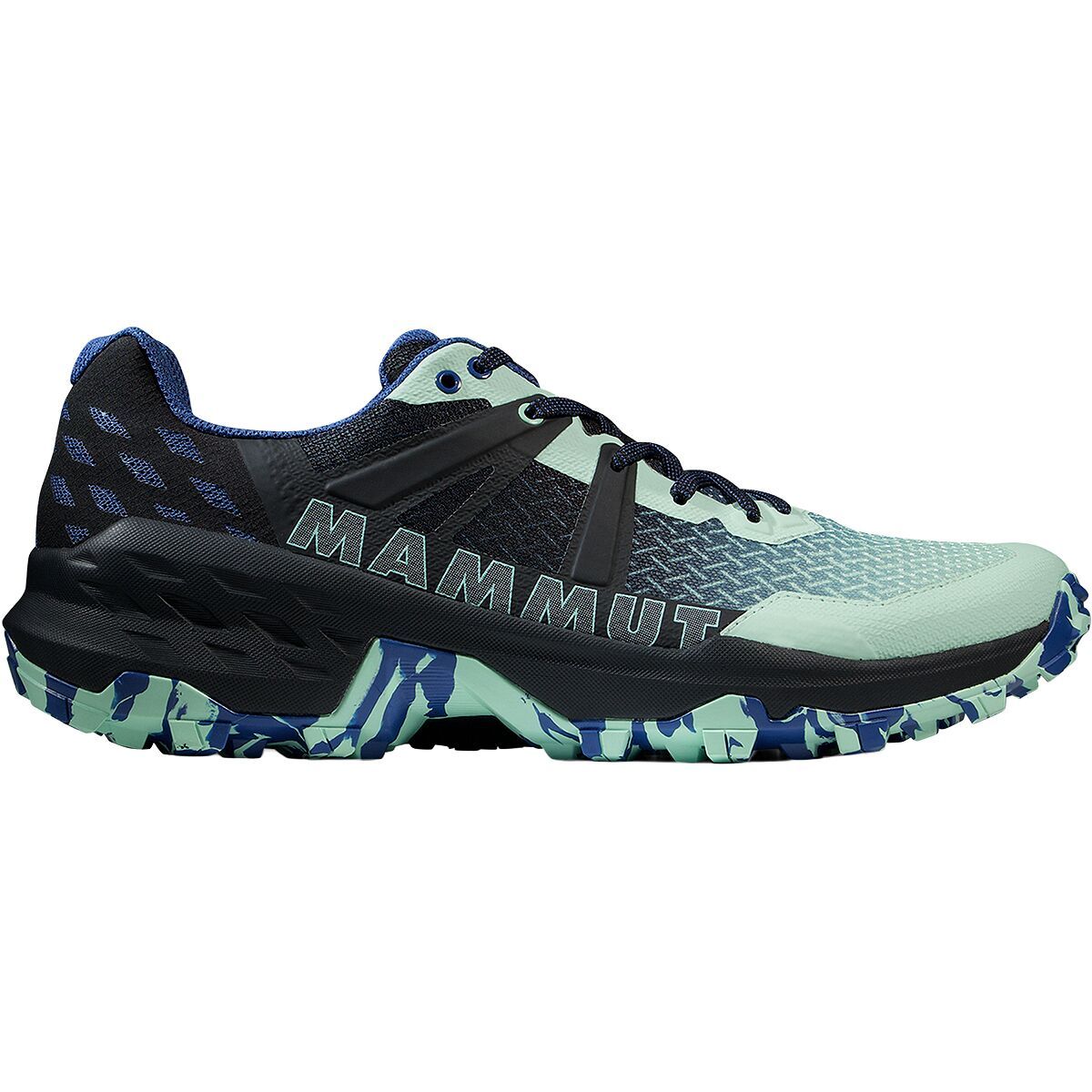 Mammut Sertig II Low Trail Running Shoe - Men's Neo Mint/Black