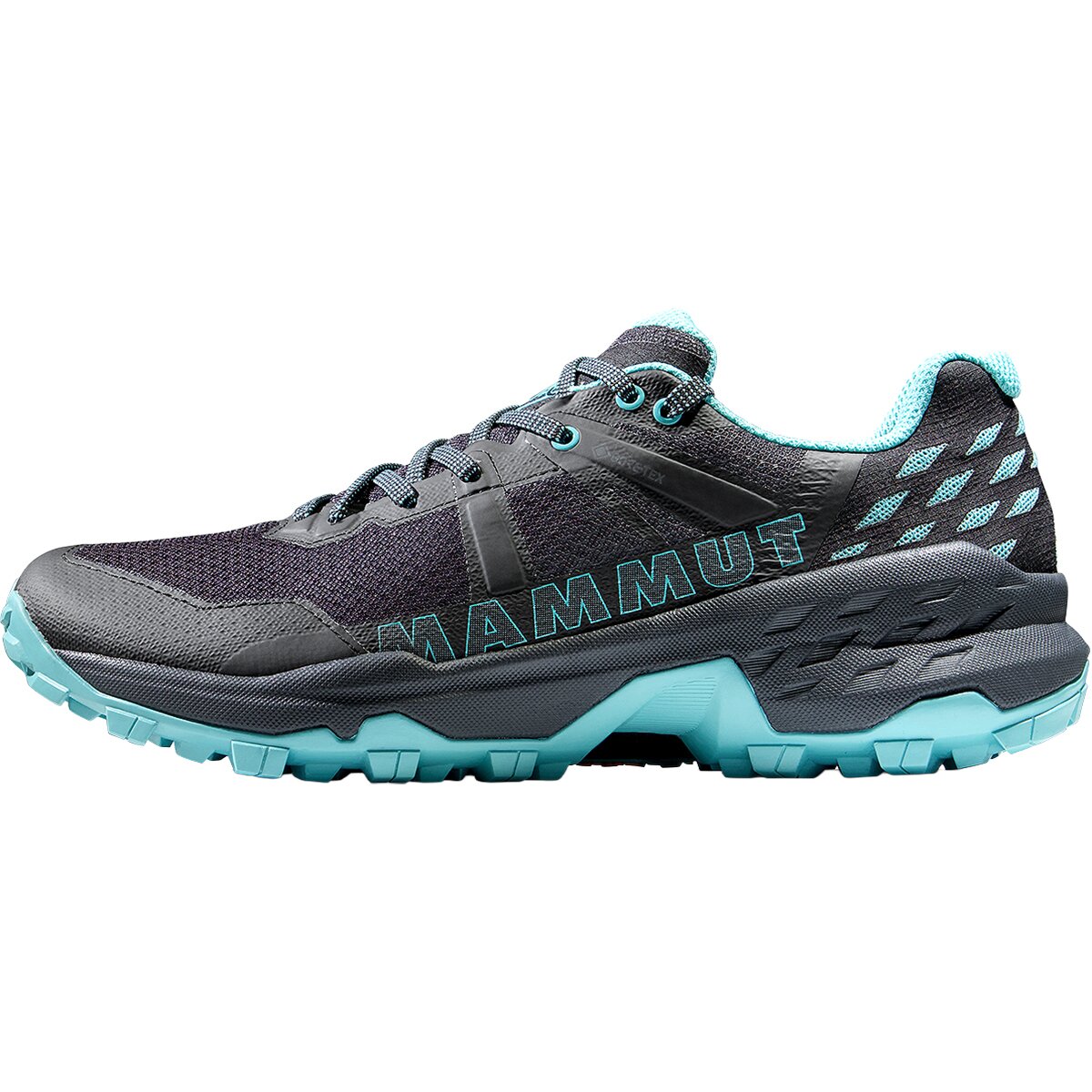 Image of Mammut Sertig II Low GTX Trail Running Shoe - Women's Black/Dark Frosty, 6.5