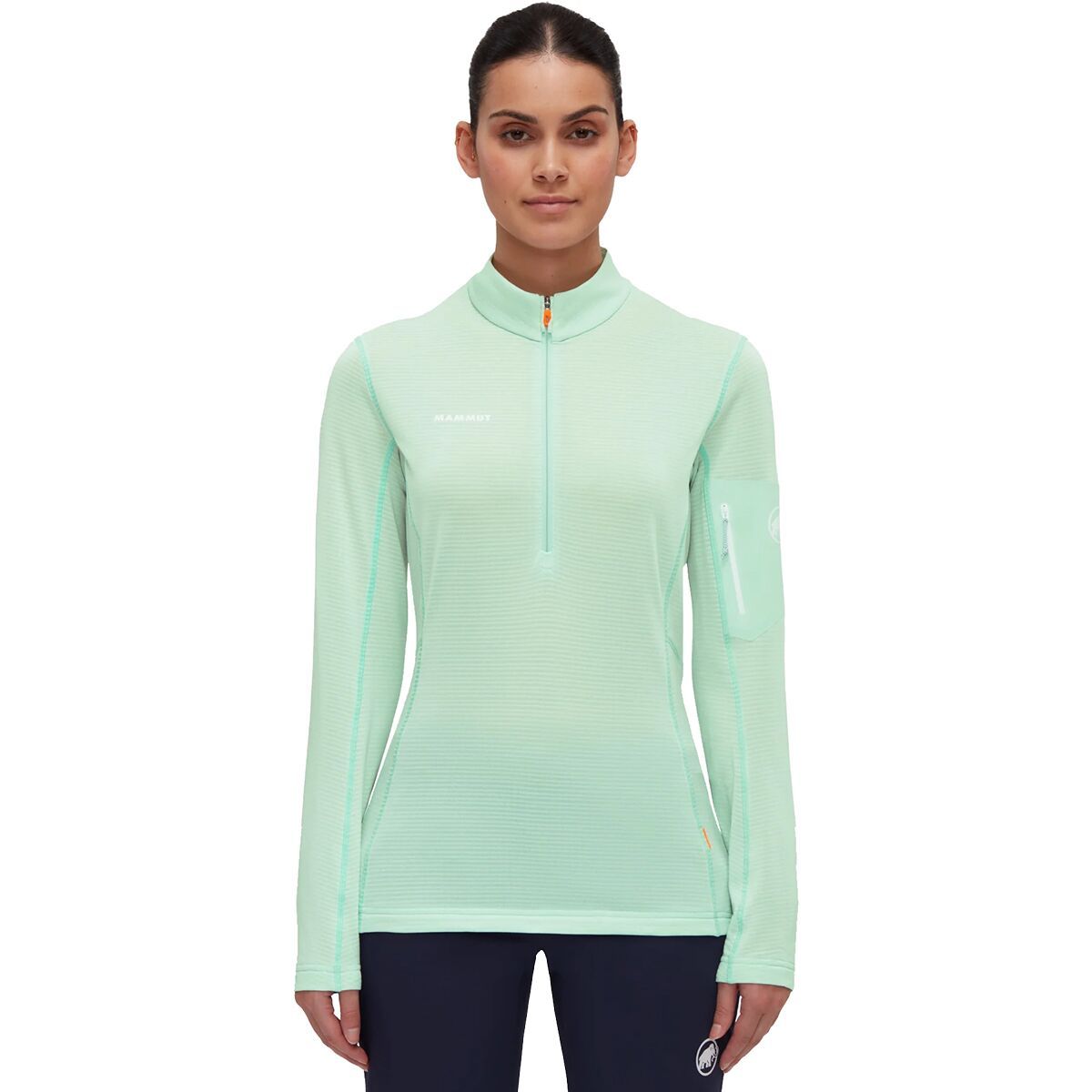 Mammut Aenergy Light ML 1/2-Zip Pullover - Women's Neo Mint, XL