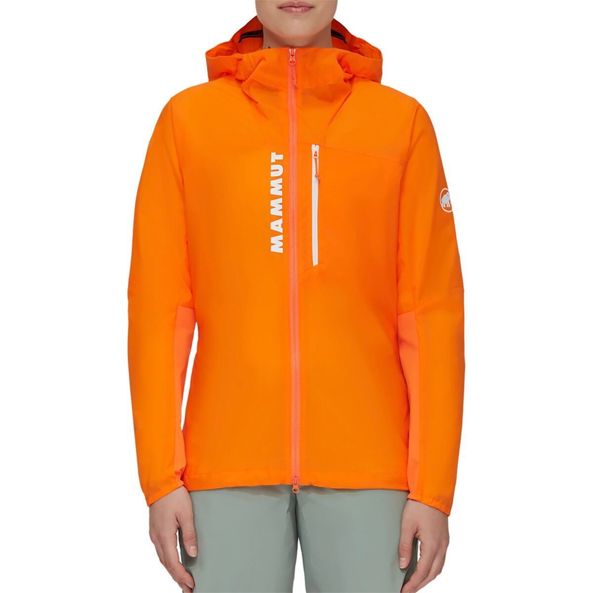 Mammut Aenergy WB Hooded Wind Jacket - Women's Dark Tangerine, L
