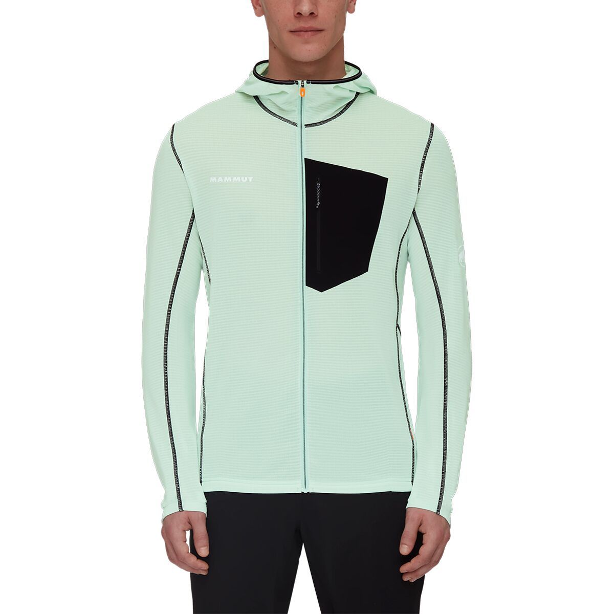 Mammut Aenergy Light ML Hooded Jacket - Men's Neo Mint/Black, XXL