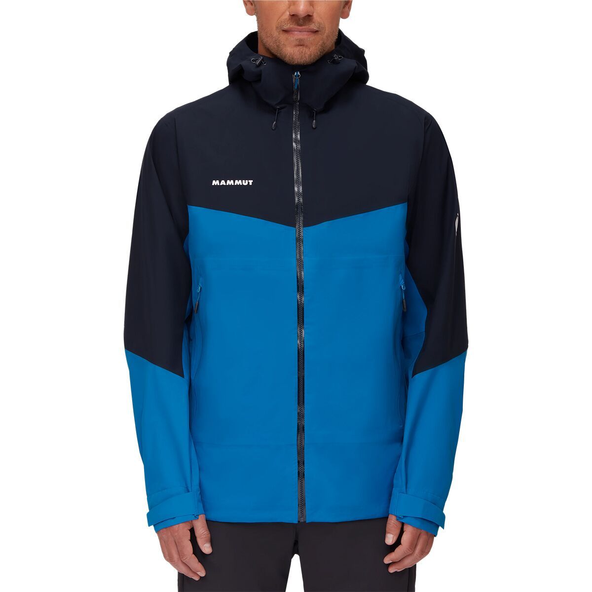 Mammut Convey Tour HS Hooded Jacket - Men's Ice/Marine, XL