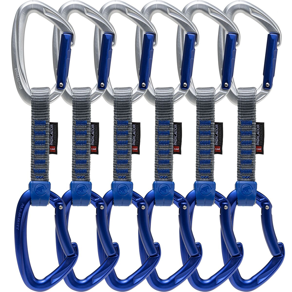 Mammut Crag Keylock Indicator Quickdraws - 6-Pack - Climb