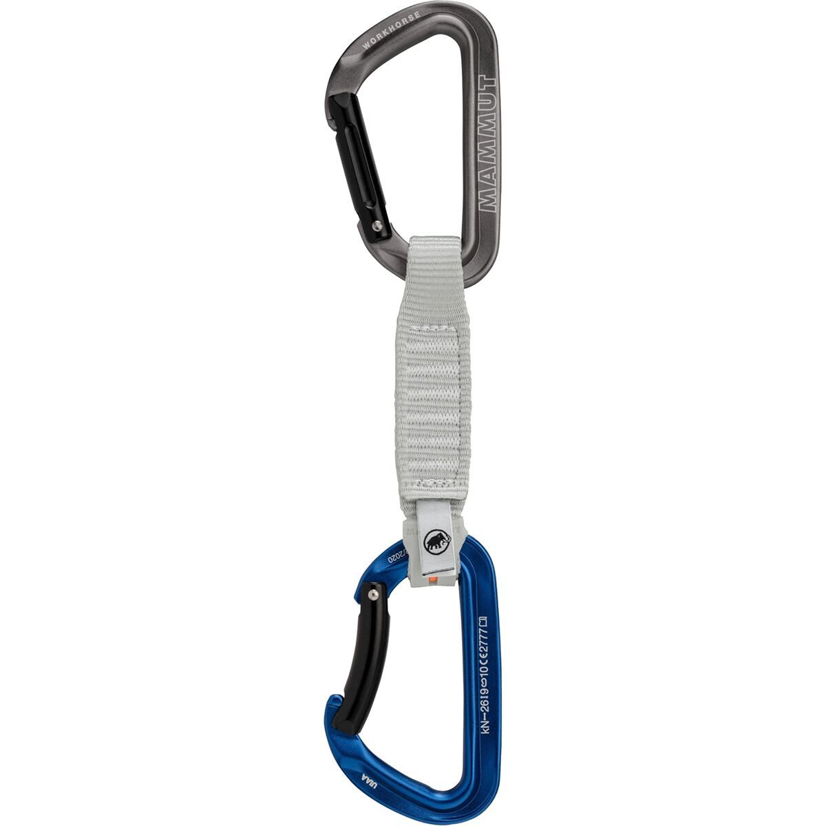 Image of Mammut Workhorse Keylock Quickdraw Grey/Blue, 12cm
