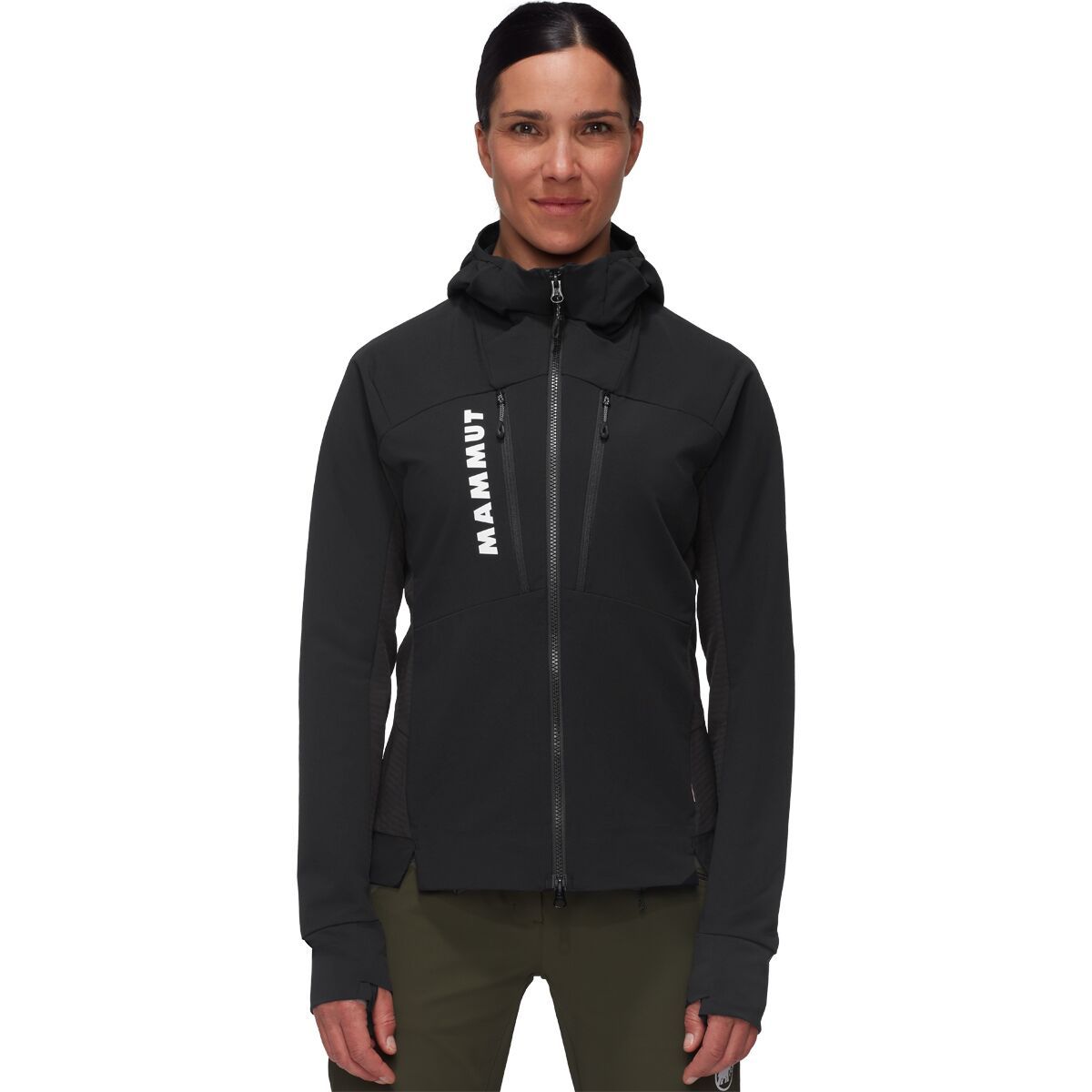 Image of Mammut Aenergy SO Hybrid Hooded Jacket - Women's Black, S