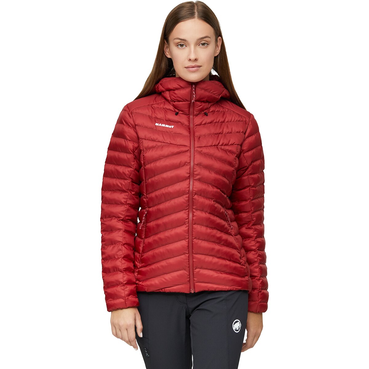 Image of Mammut Albula IN Hooded Jacket - Women's Dark Mammut Red, M