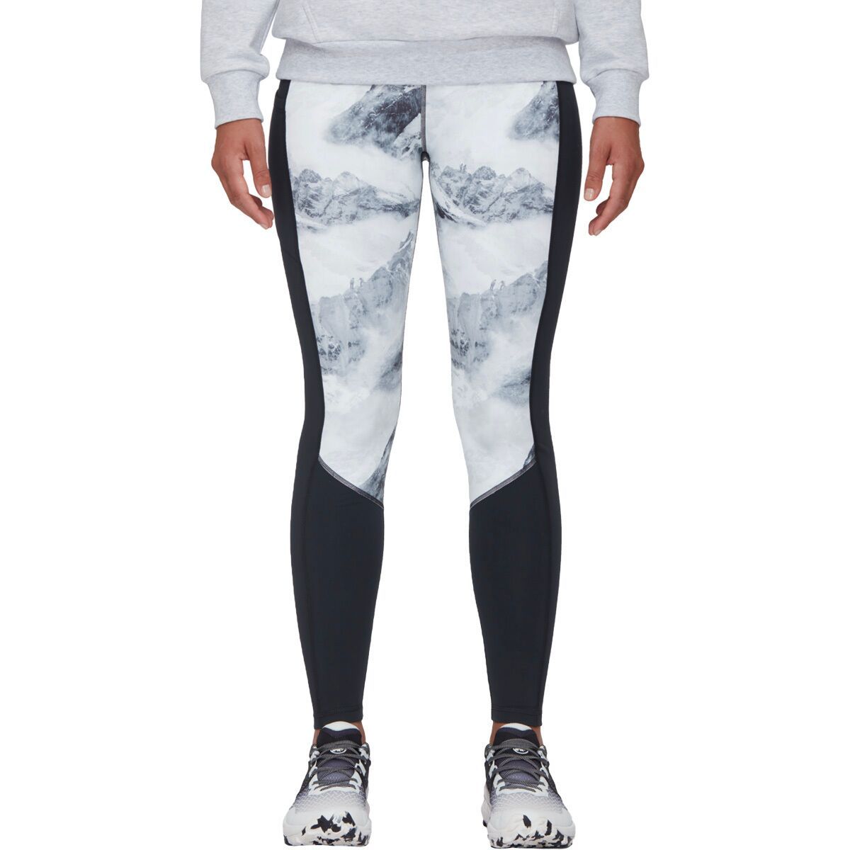 Mammut Massone Winter AOP Tight - Women's White/Black, M