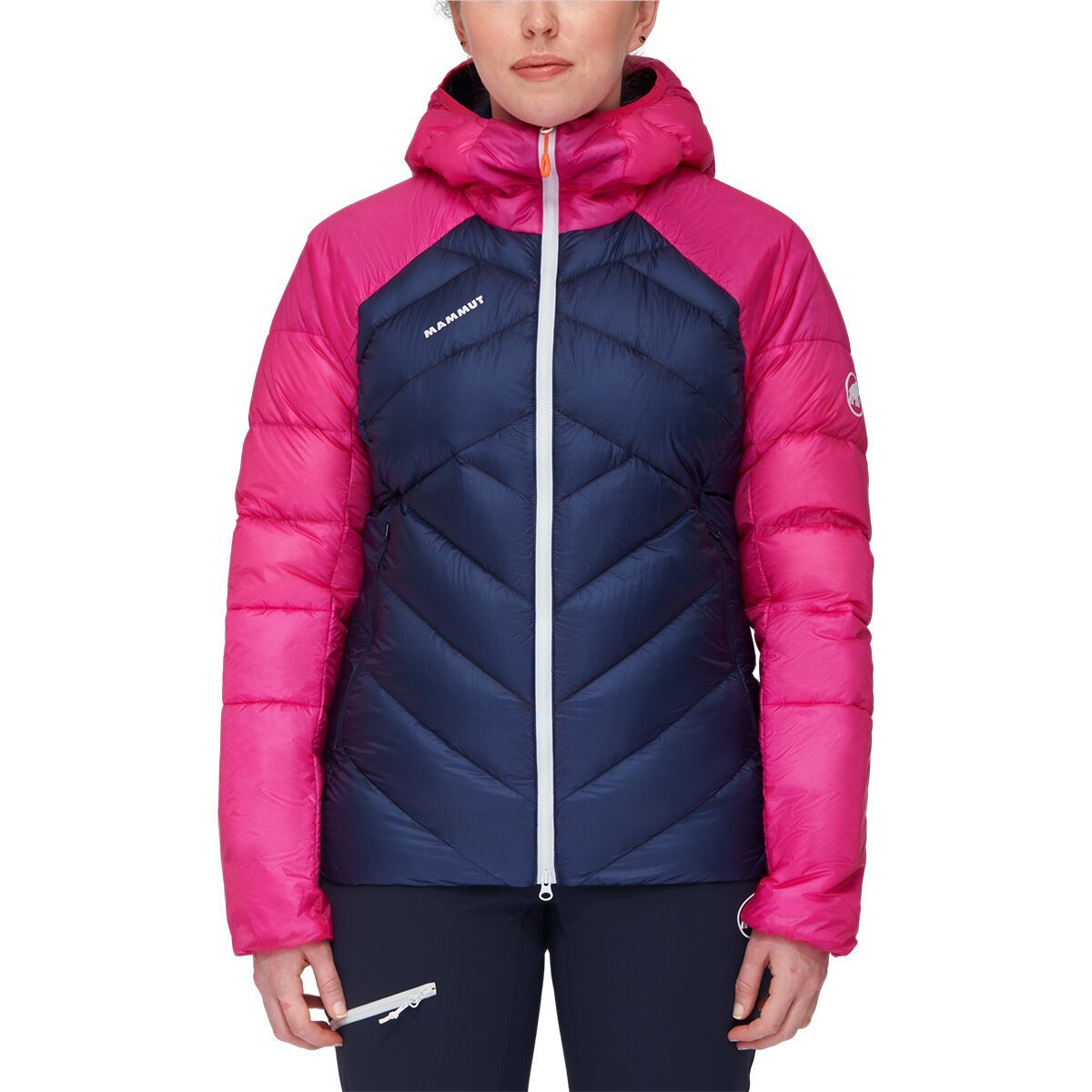 Mammut Taiss IN Hooded Jacket - Women's Marine/Pink, L