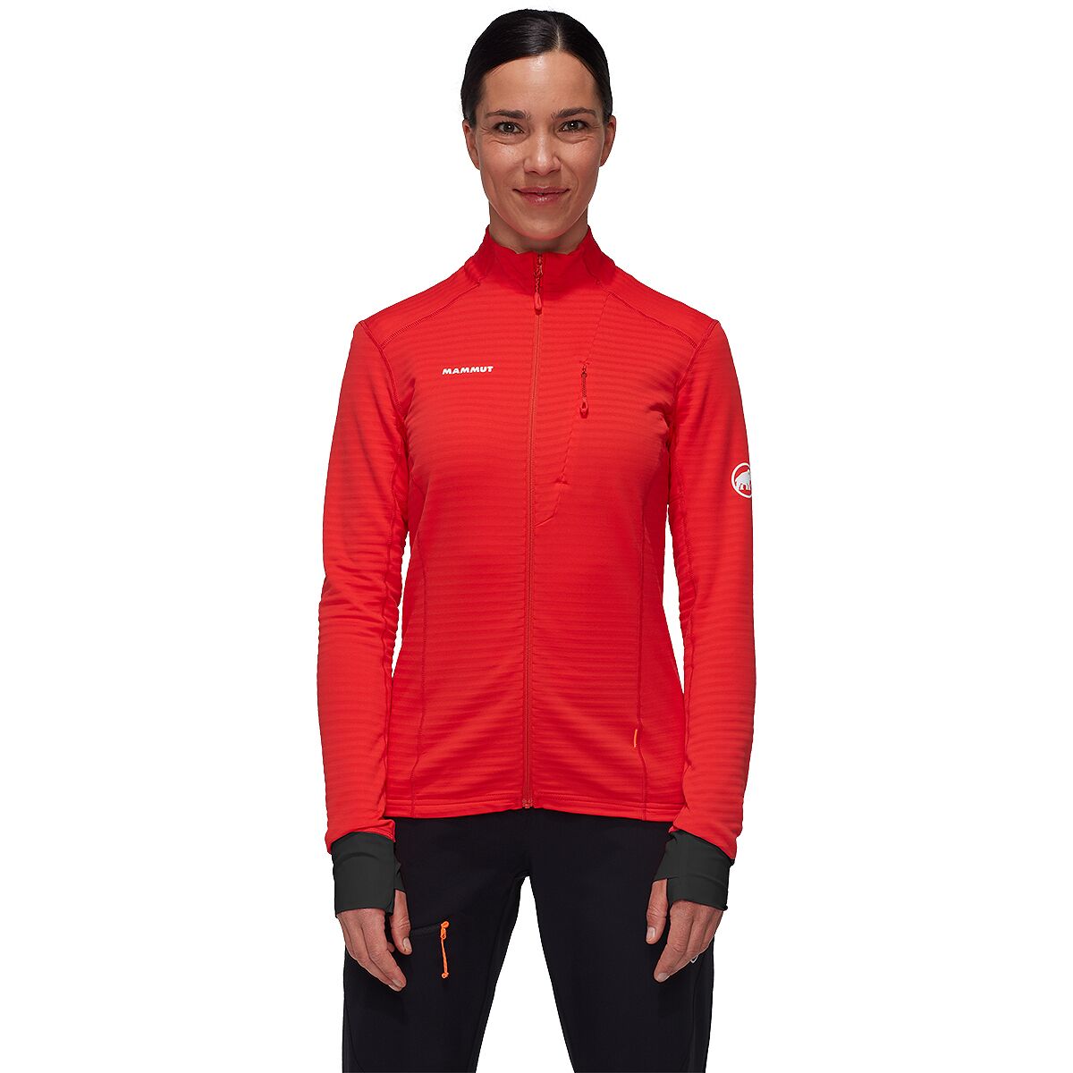 Image of Mammut Taiss Light ML Jacket - Women's Mammut Red/Black, L