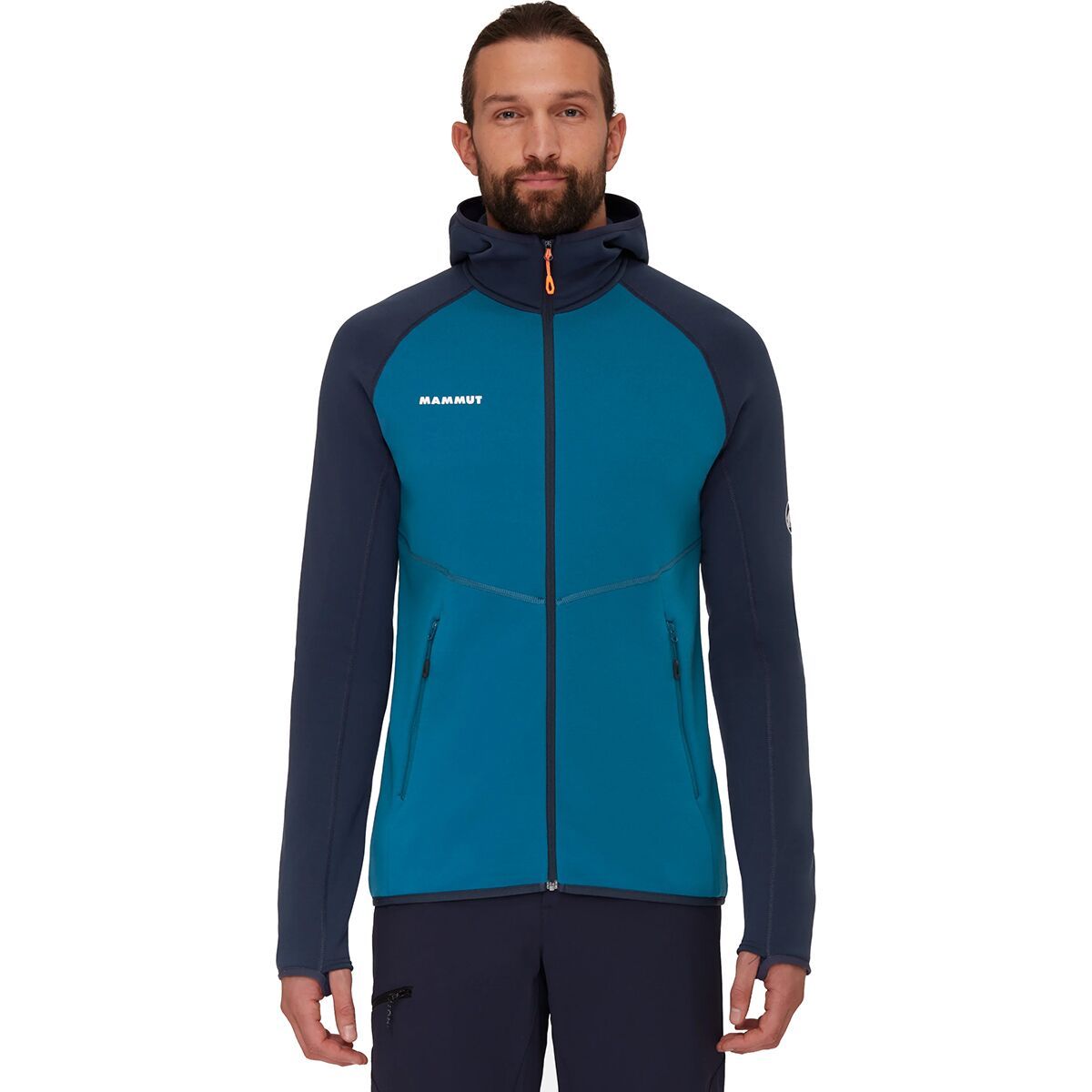 Mammut Aconcagua ML Hooded Jacket - Men's Deep Ice/Marine, XXL