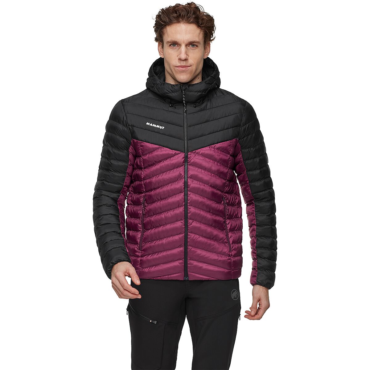 Image of Mammut Albula IN Hooded Jacket - Men's Vin/Black, M