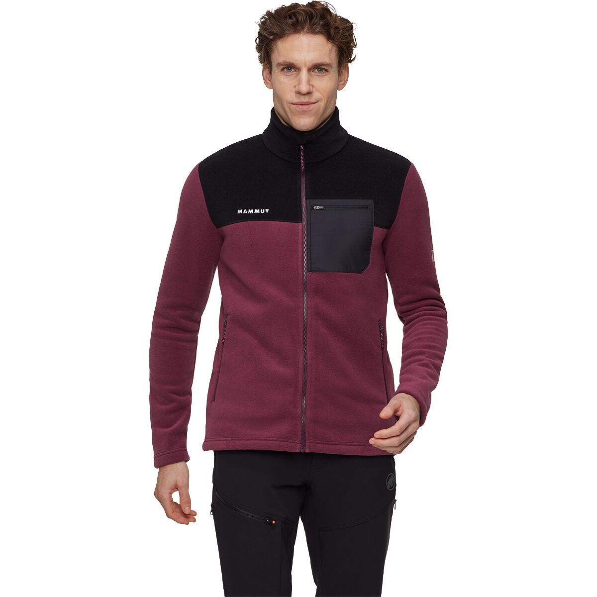 Image of Mammut Innominata ML Jacket - Men's Vin/Black, L